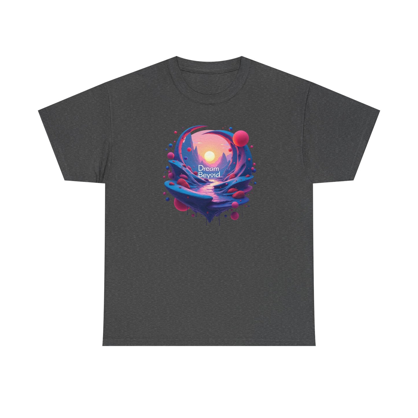 Dream Beyond T-Shirt — Surreal Sunset Landscape Graphic Tee