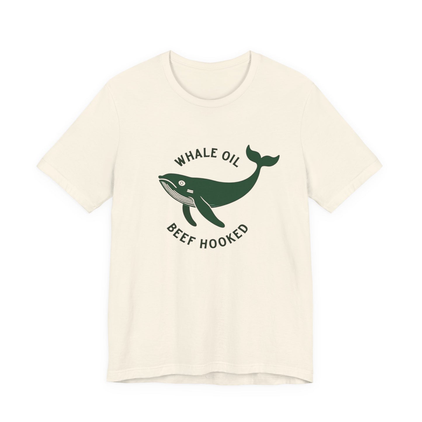 Whale Oil Beef Hooked, Unisex Jersey Short Sleeve Tee