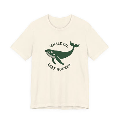 Whale Oil Beef Hooked, Unisex Jersey Short Sleeve Tee