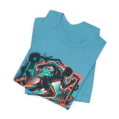 Sports Massage T-Shirt — Athletic Runner Graphic Tee