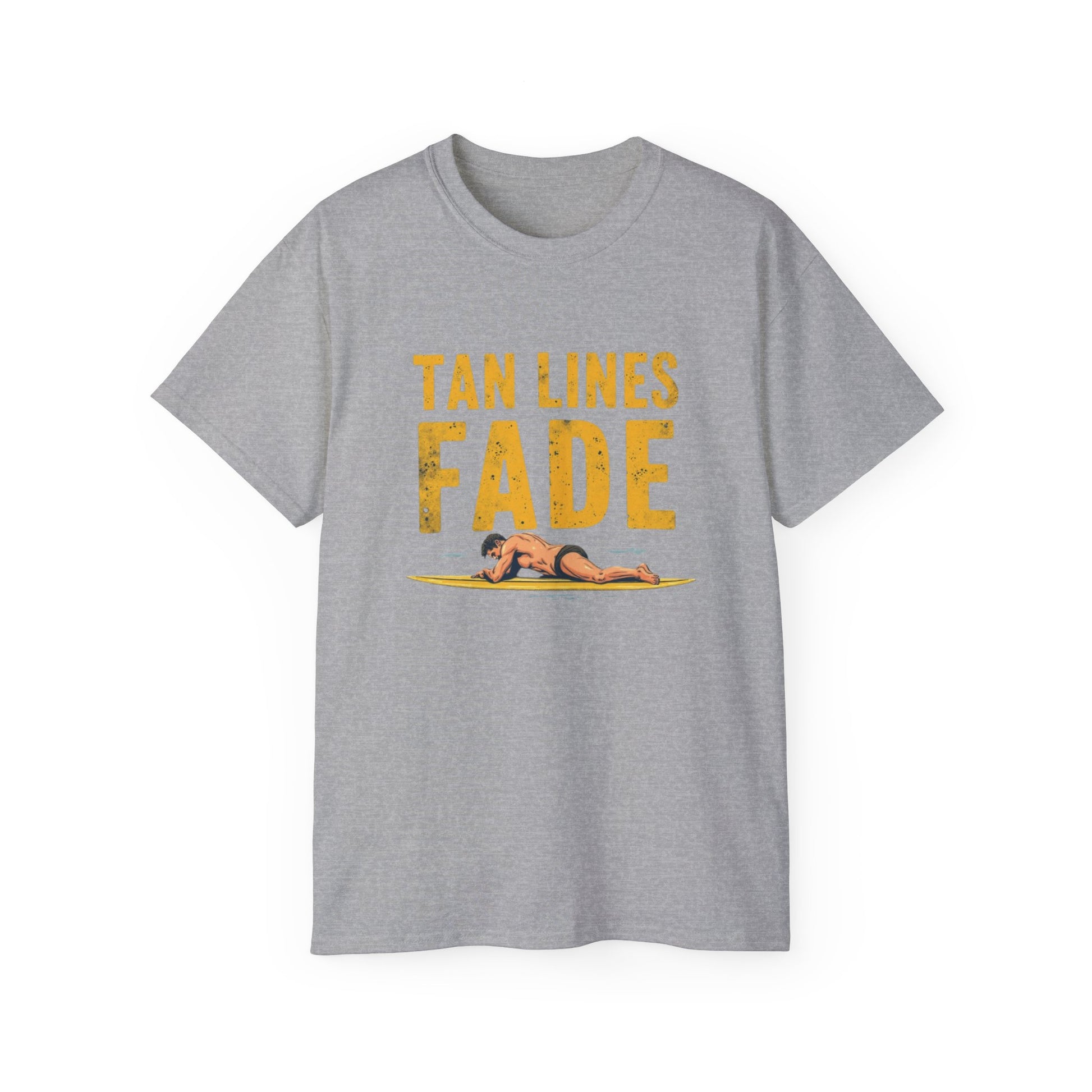 Surfer Tan Lines Tee, Unisex Cotton Shirt, Vacation Apparel, Beach Day Outfit, Casual Summer Clothing - Psychonaut Swag