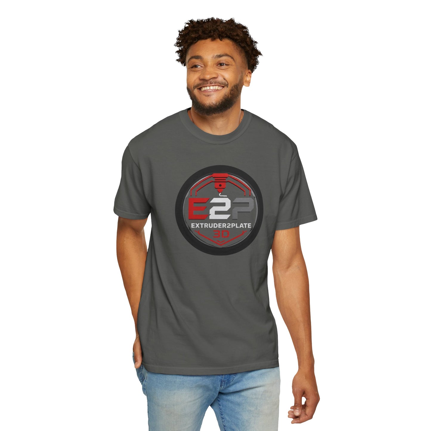 Extruder2Plate E2P Logo Tee (3D Printing Enthusiast Shirt)