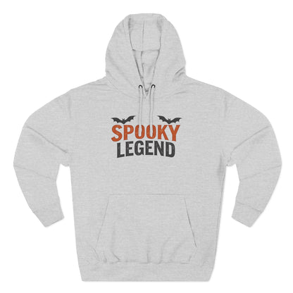 Spooky Legend Hoodie — Halloween Bat Graphic Fleece Sweatshirt
