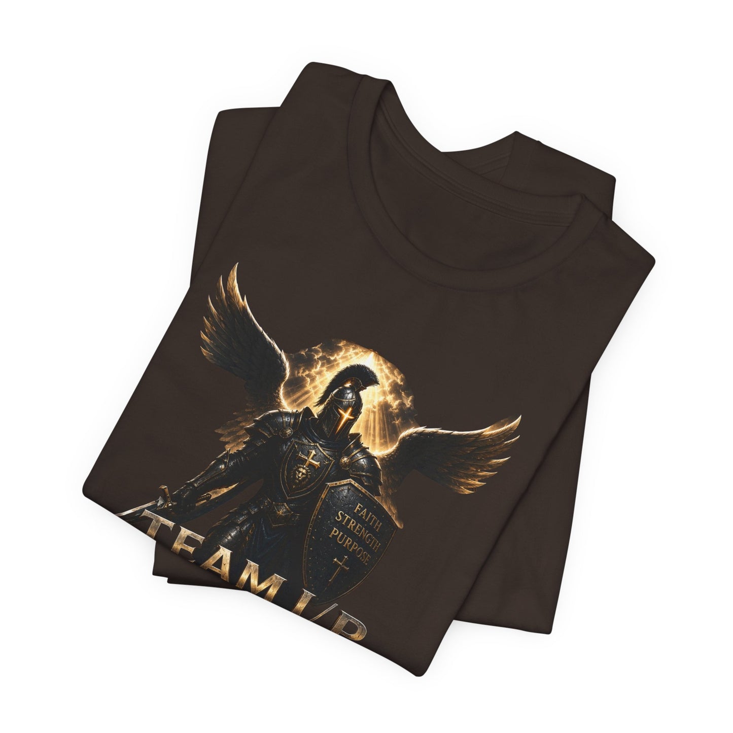 Team Internal Peace, Guardian of The Cross Tee — Military Brotherhood Graphic T-Shirt