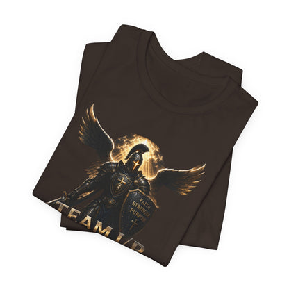 Team Internal Peace, Guardian of The Cross Tee — Military Brotherhood Graphic T-Shirt