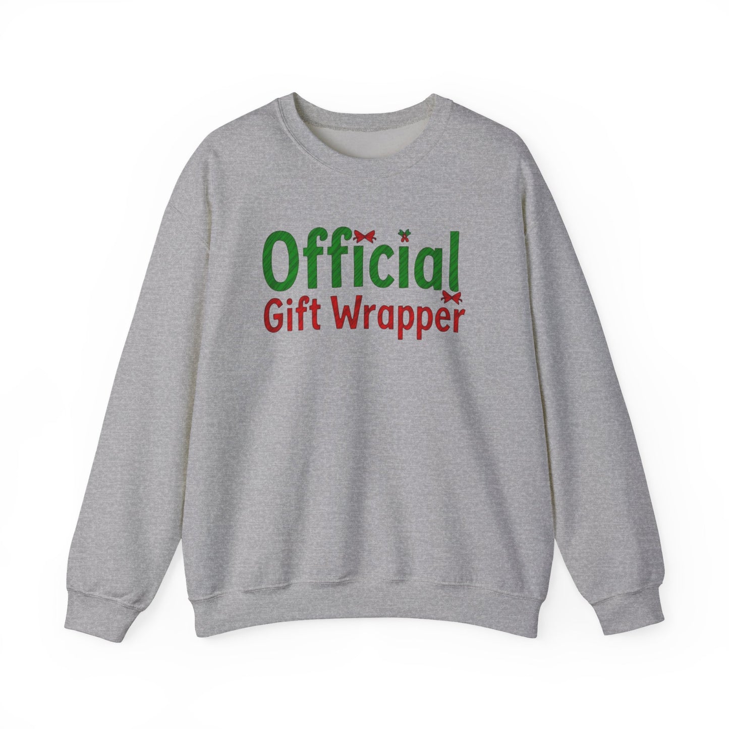 Christmas 'Official Gift Wrapper' Sweatshirt - Funny Holiday Gift Wrapping Tee
