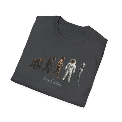 Evolution of Man to Alien T-Shirt — Ape to Alien Graphic Tee