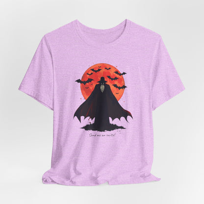 Dracula Tee — Never invite inside - graphic T-Shirt