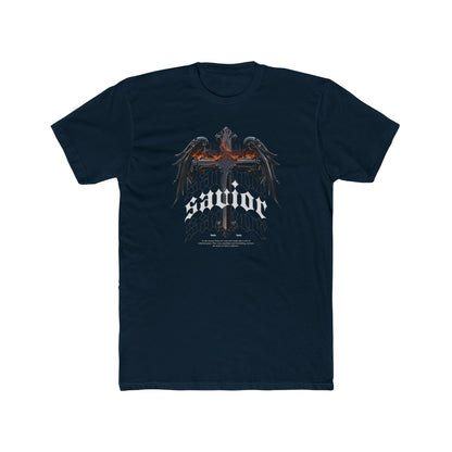 Savior Cross & Wings Graphic Tee - Gothic Christian Streetwear