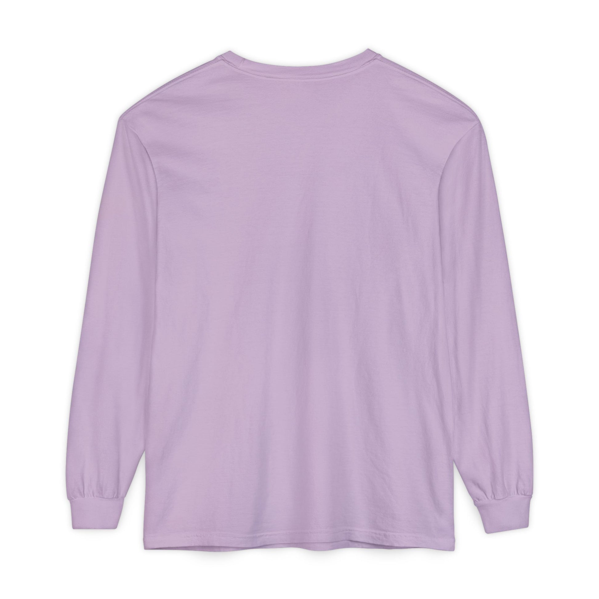 Sunset Dolphin Unisex Garment-dyed Long Sleeve T-Shirt - Psychonaut Swag