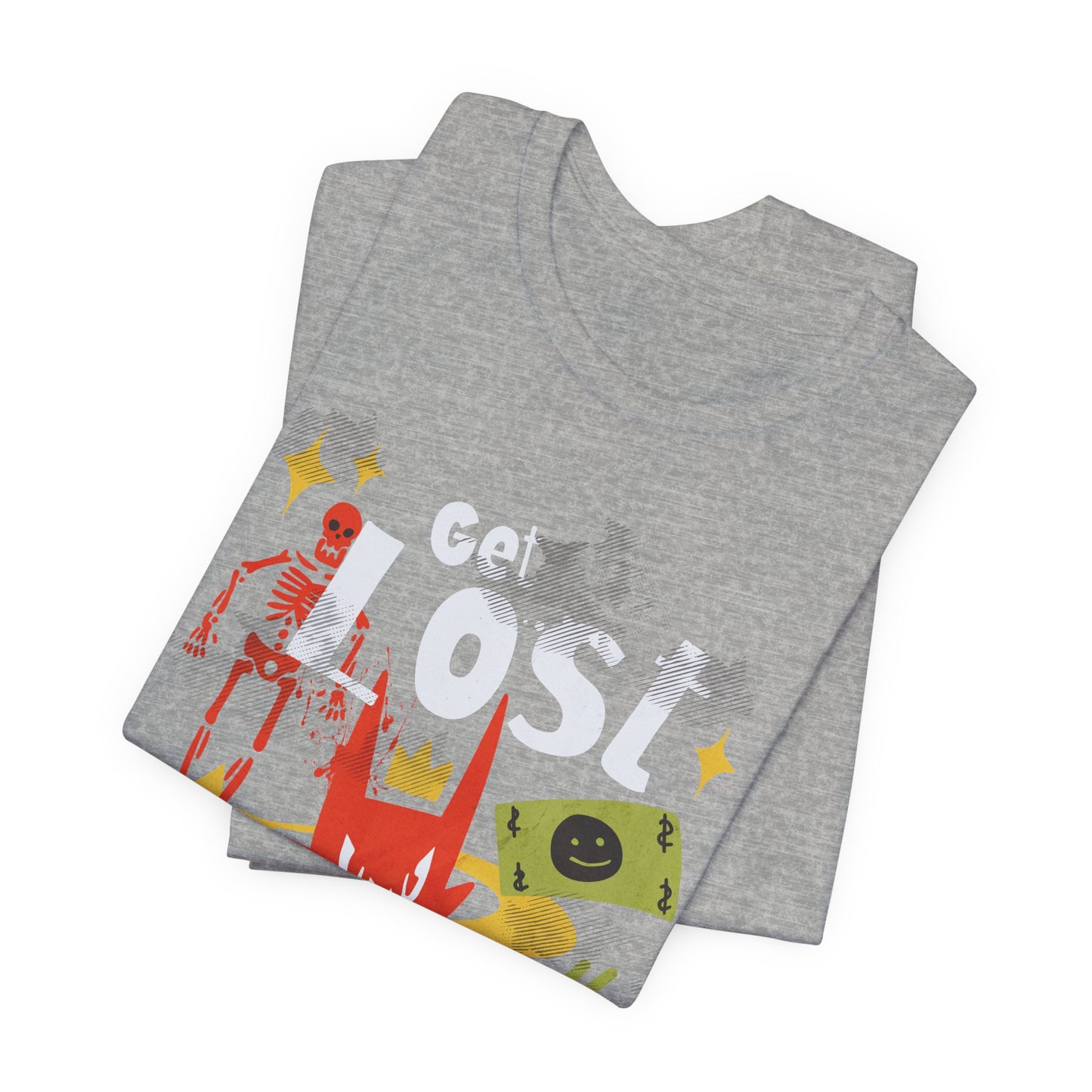 Get lost, Hustler Unisex Jersey Short Sleeve Tee