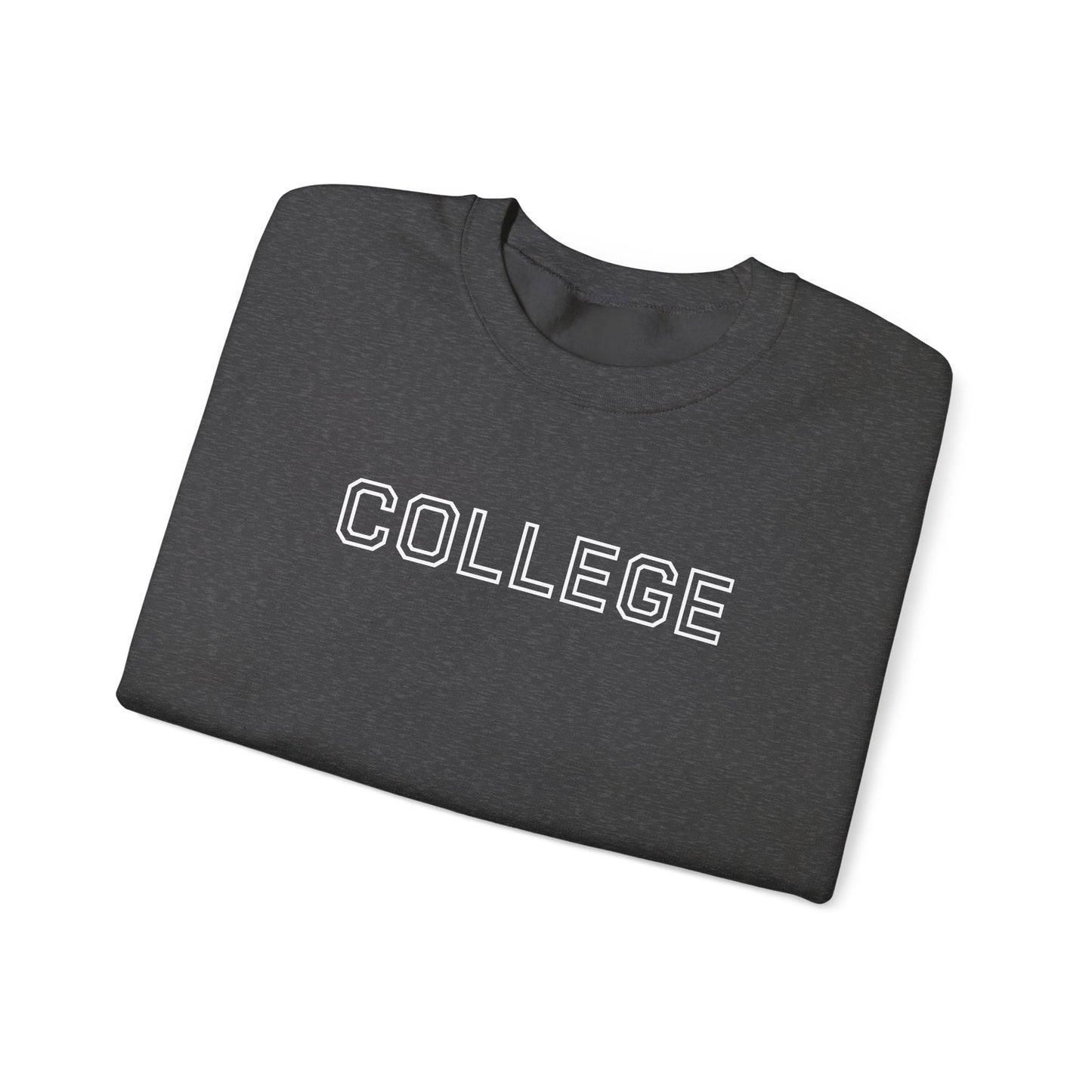 College Crewneck Sweatshirt — Classic Collegiate Pullover
