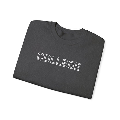 College Crewneck Sweatshirt — Classic Collegiate Pullover