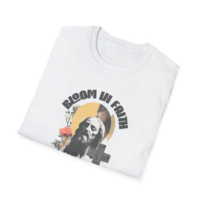 Grow in Faith T-Shirt — Retro Jesus Graphic Tee for Christians