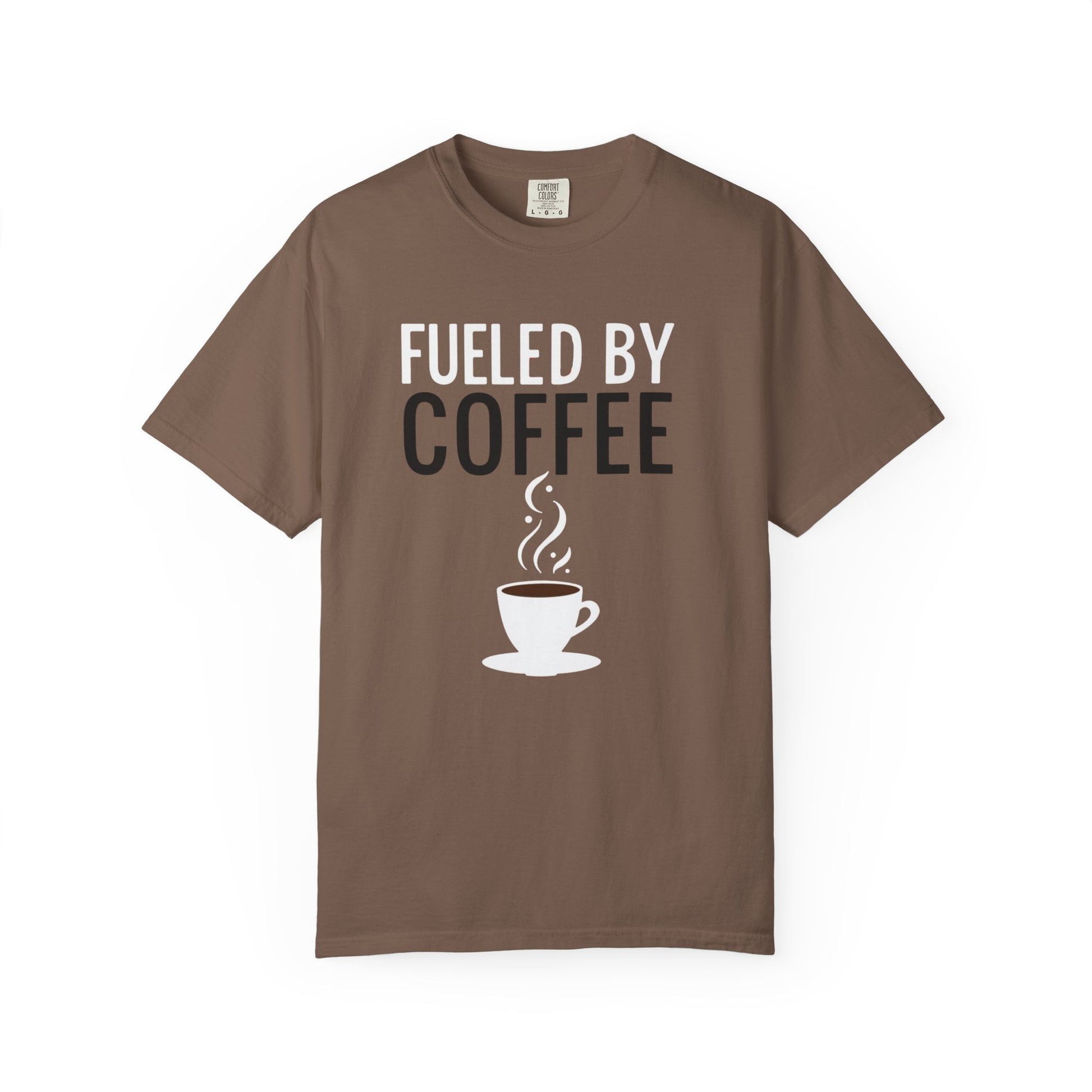 Fueled by Coffee Unisex Garment-Dyed T-Shirt - Psychonaut Swag