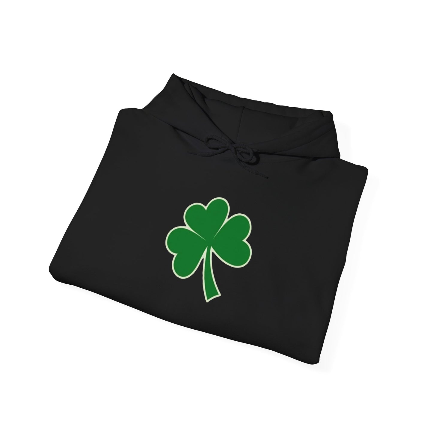 Clover Hoodie — Simple Green Shamrock St. Patrick’s Day Sweatshirt