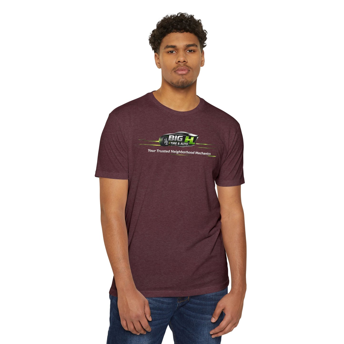 Mechanic Big H, Unisex CVC Jersey T-shirt