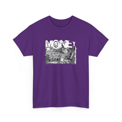 Money Isn't Evil Tee — Inspirational Graphic T-Shirt