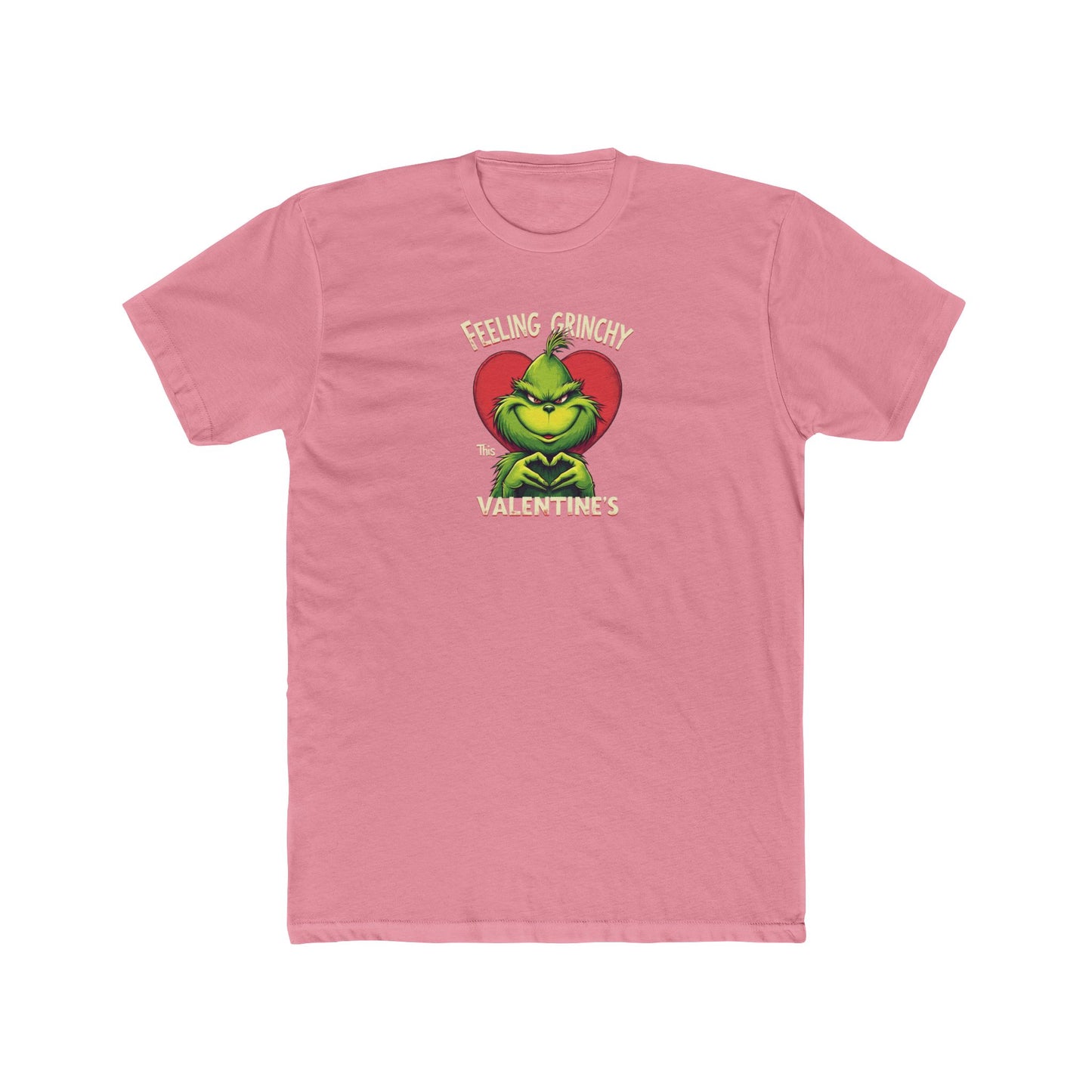 Grinch Heart Valentine T‑Shirt — "Feel My Heart" Holiday Tee