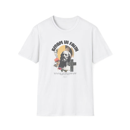 Grow in Faith T-Shirt — Retro Jesus Graphic Tee for Christians