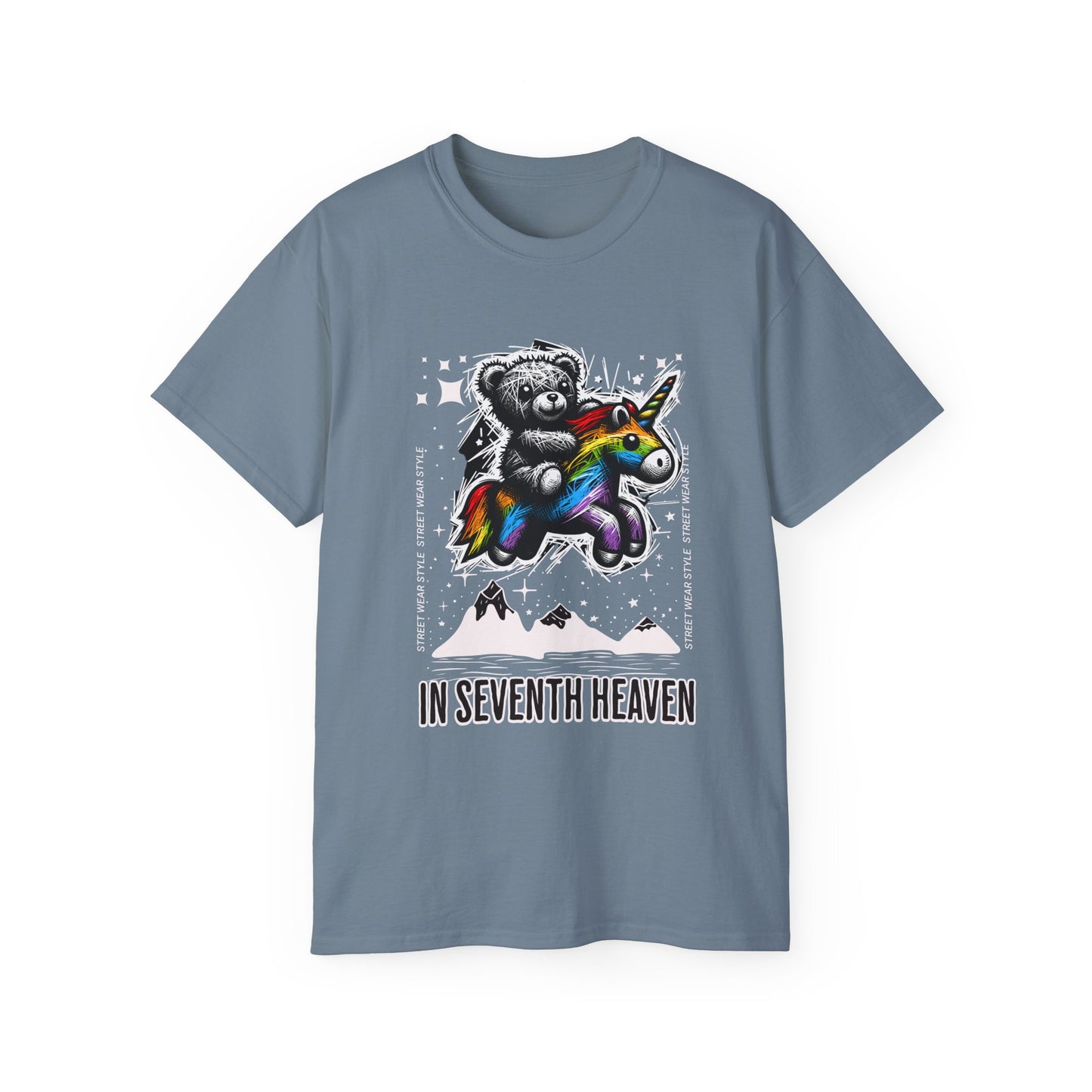 Bear Riding Unicorn, Unisex Ultra Cotton Tee