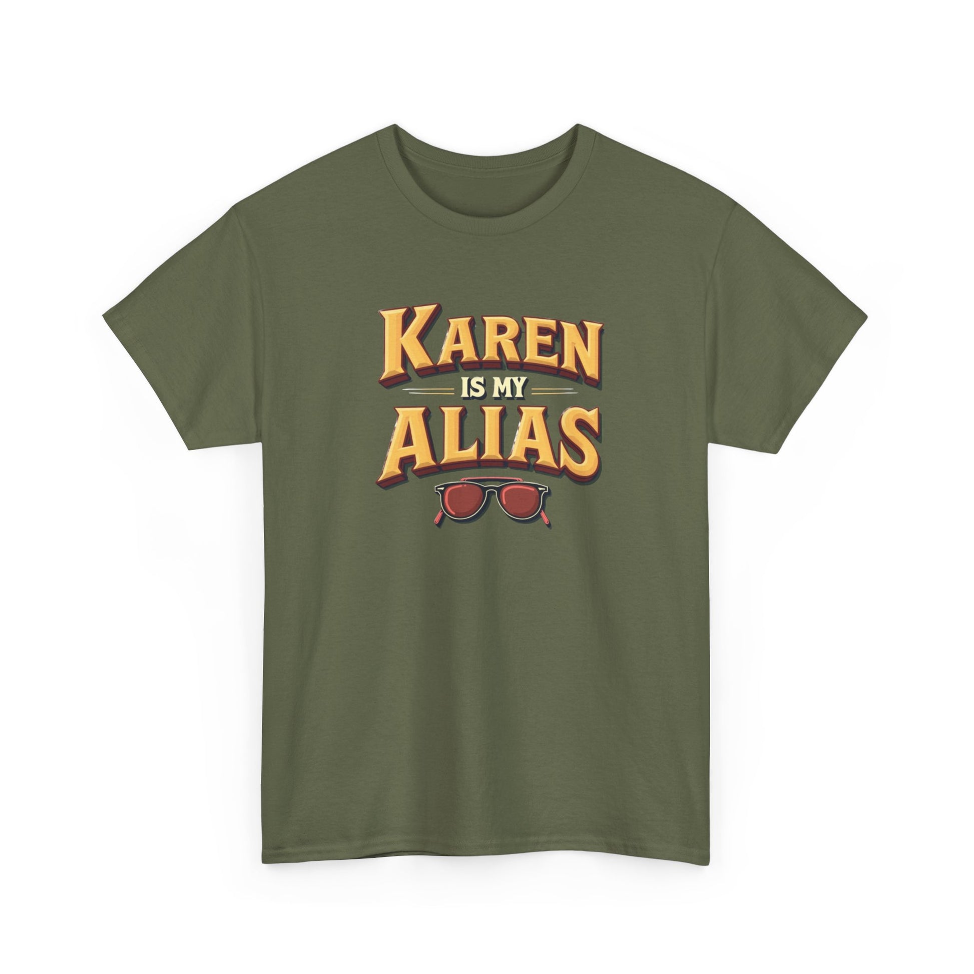 Karen is my Alias, Shirt, Casual Humor T-Shirt, Gift for Friends, Unique Party Wear - Psychonaut Swag