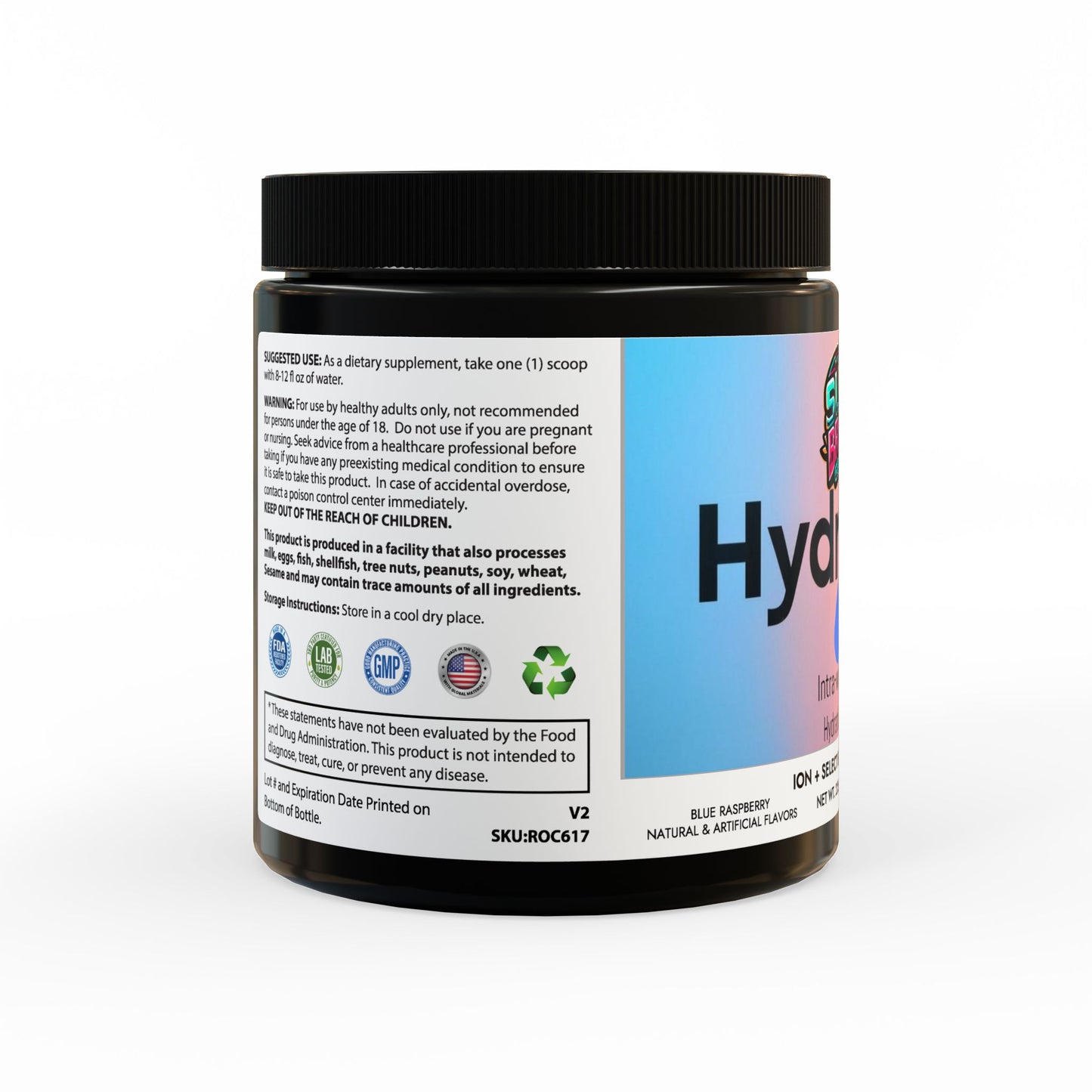 Hydr-Aid, Sup Bro Supplement, ION + Select Electrolyte Supplement (225g, 7.9oz)