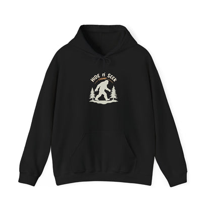 Bigfoot Hide n seek champ Hoodie — 'Hope You Like' Sasquatch Camping Sweatshirt