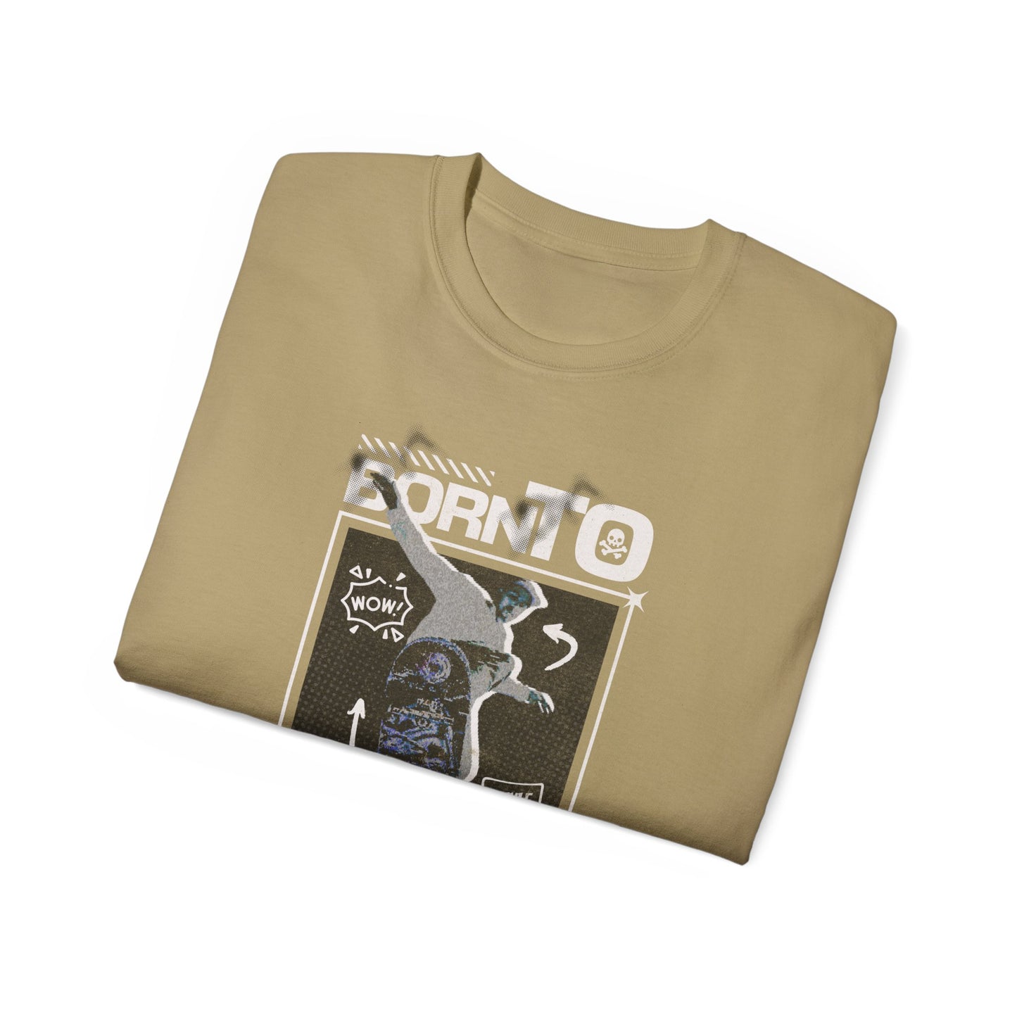 Born to Skate, ' Street Art Vintage Panel Design