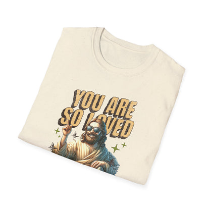 You Are So Loved T-Shirt — Inspirational Vintage Jesus Graphic Tee