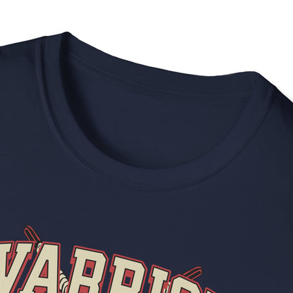 Warrior Hockey Mask T-Shirt — Vintage Sports Skull Design