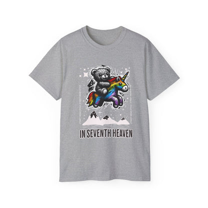 Bear Riding Unicorn, Unisex Ultra Cotton Tee