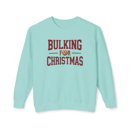 Bulking for Christmas Sweatshirt — Funny Holiday Cookie Eating Crewneck