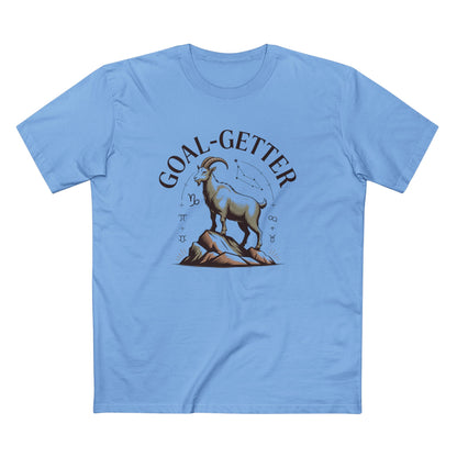 Goal-Getter Goat, Capricorn T-Shirt – Motivational Mountain Climber Tee
