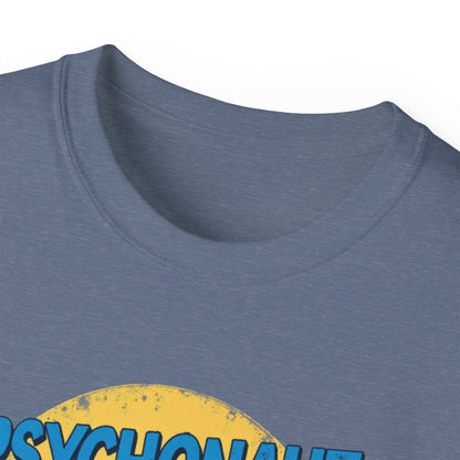 Psychonaut Evolution of Man Sunset, Unisex Tee, Retro Graphic T-Shirt, Music Festival Attire, Gift for Gamers, Casual Streetwear