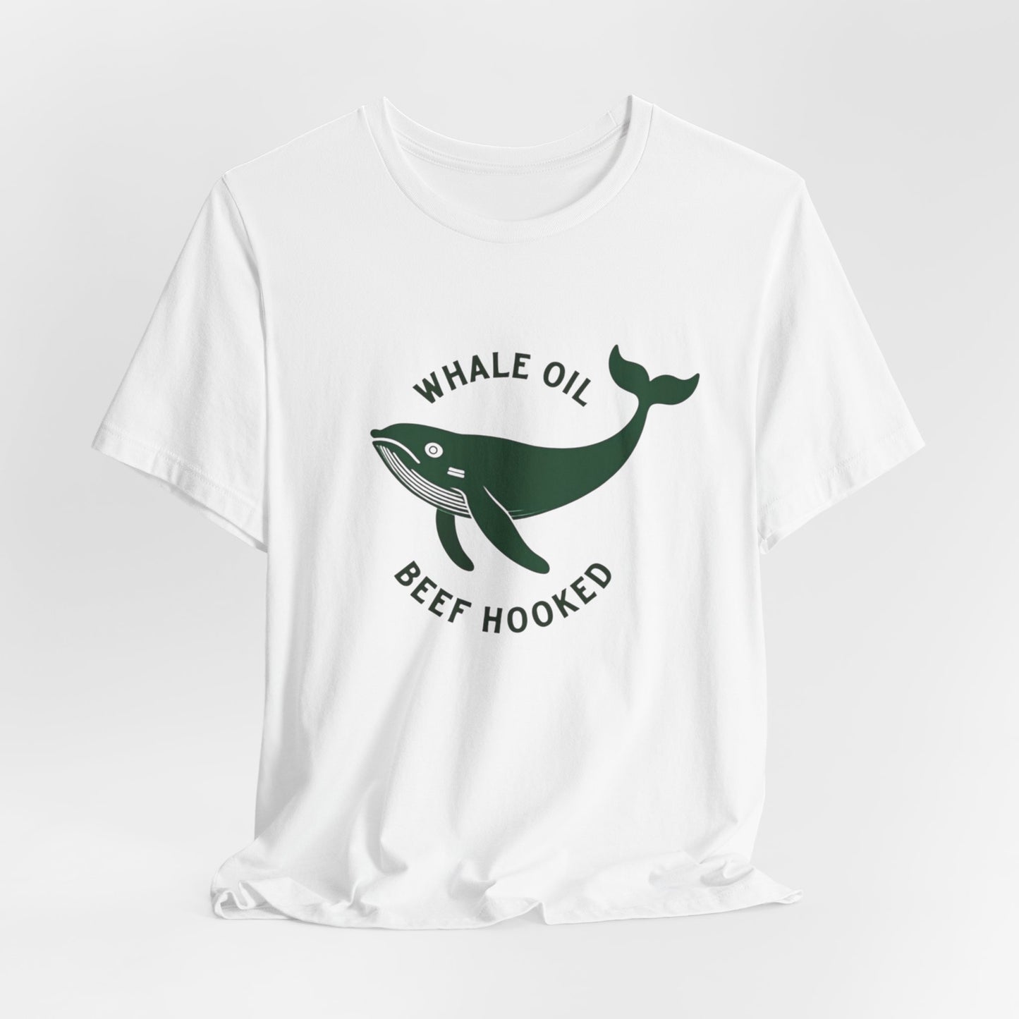 Whale Oil Beef Hooked, Unisex Jersey Short Sleeve Tee