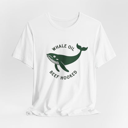 Whale Oil Beef Hooked, Unisex Jersey Short Sleeve Tee