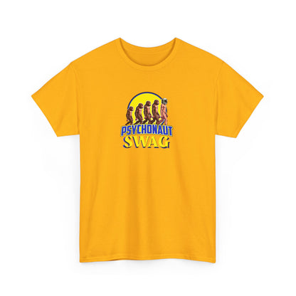 Psychonaut Basic tee, (Small Biz),  Unisex Heavy Cotton Tee, Psychedelic T-Shirt, Gifts for Festival Lovers, Unisex Graphic Tee, Casual Wear, Summer Vibes