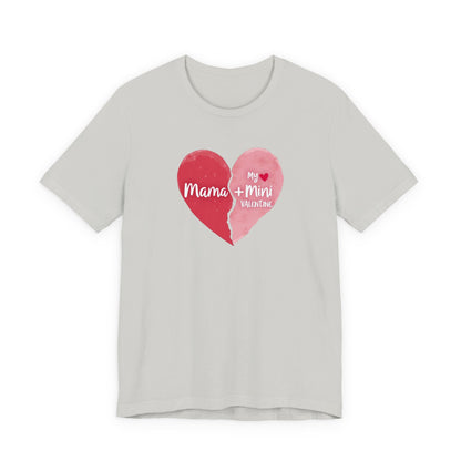Mama + Mini Valentine T-Shirt — Matching Mother & Child Heart Tee