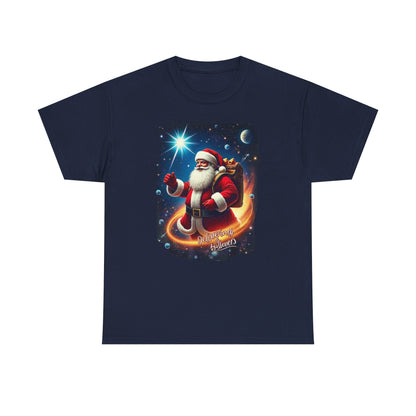 Santa delivering Believers, Unisex Heavy Cotton Tee