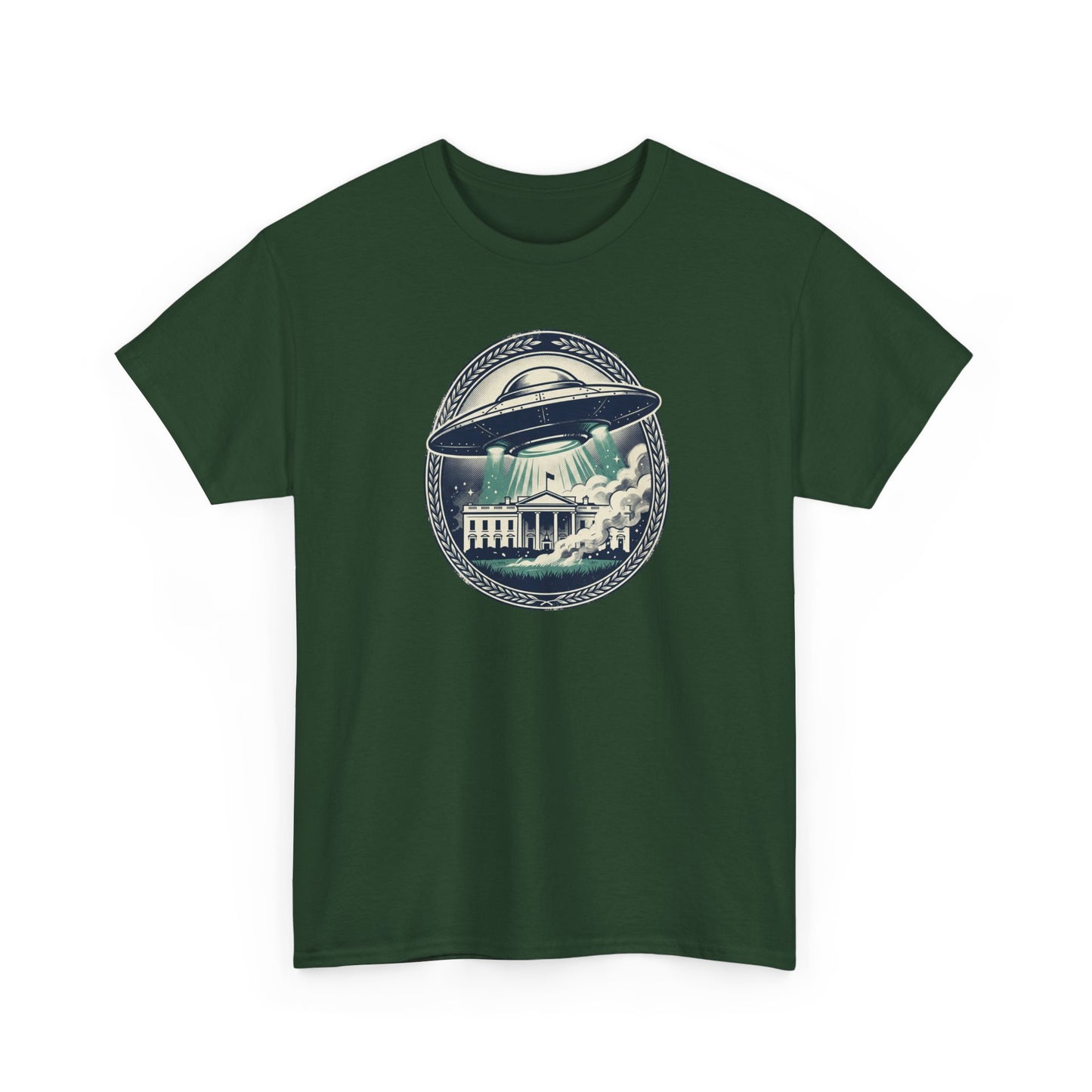 Alien Disclosure T-Shirt — Flying Saucer Over White House