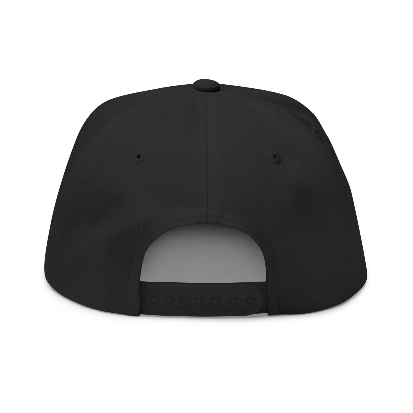 Trippy Smile Hat, Flat Bill Cap (Embroidery)