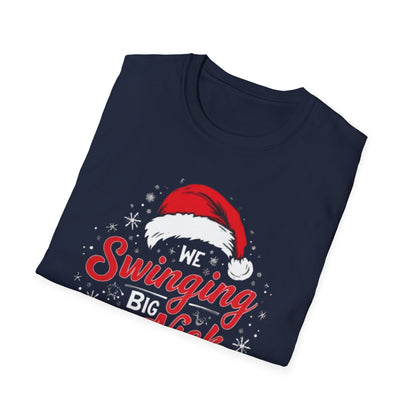 Christmas T-Shirt — "WeSwinging Big Nick Energy" Holiday Graphic Tee