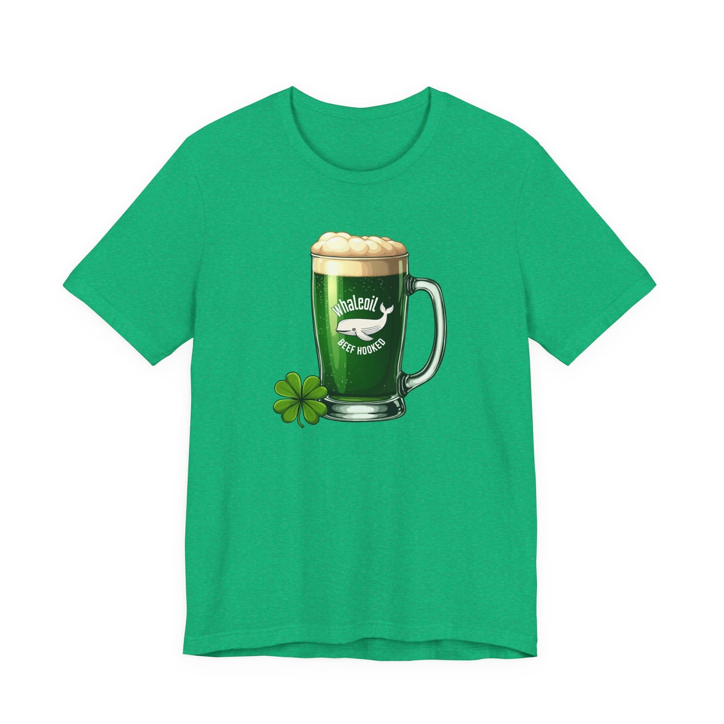 St. Patrick's Day Green Beer T-Shirt — Lucky Shamrock Pint Graphic Tee