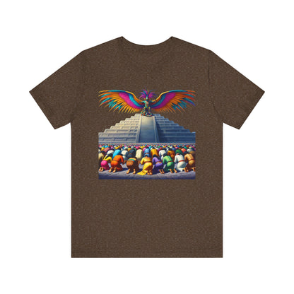 Feathered Serpent, Unisex Jersey Short Sleeve Tee - Psychonaut Swag