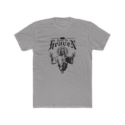 "Come to Heaven" Religious Graphic Tee — Vintage Jesus Illustration T-Shirt