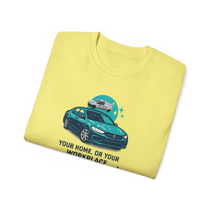 Advanced Car Service Humor Tee, Funny T-Shirt for Mechanics, Auto Enthusiasts, Gift for Dad, Car Lover Apparel, Perfect for Birthdays