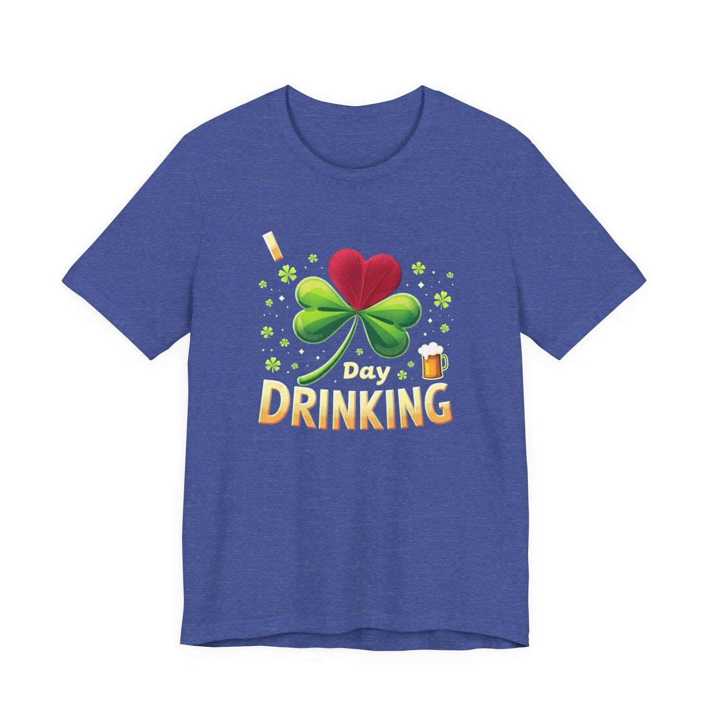 Shamrock heart, Unisex Jersey Short Sleeve Tee