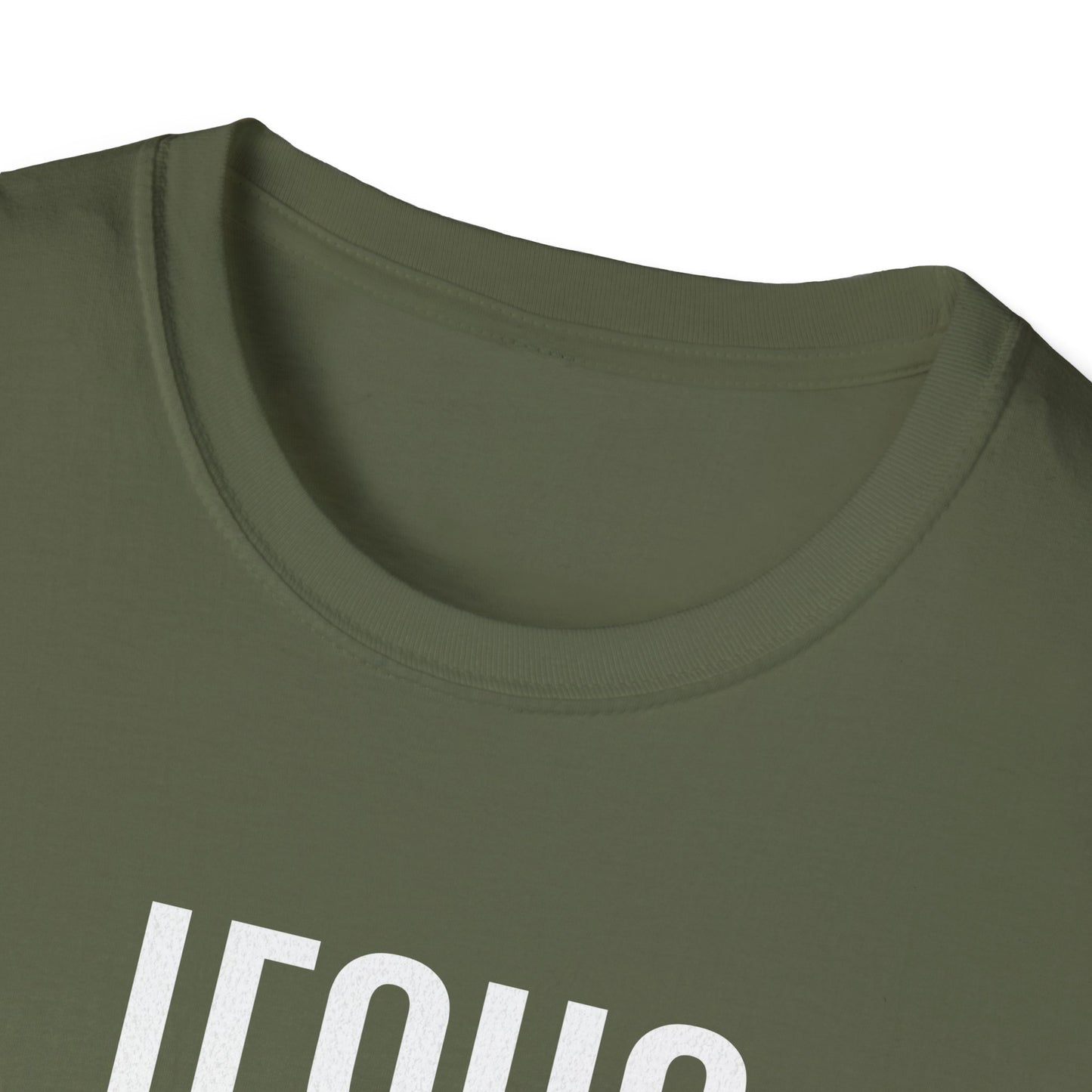 Jesus Cross T-Shirt — 'Jesus' Graphic Faith Tee for Christians