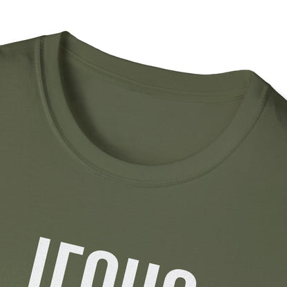 Jesus Cross T-Shirt — 'Jesus' Graphic Faith Tee for Christians